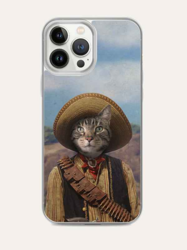 Custom Pet Portrait Phone Case – The Outlaw Edition