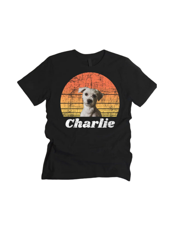 Vintage Crew Pet T-Shirt – 100% Cotton