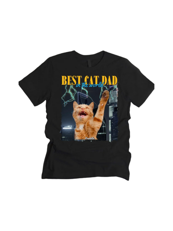 Custom Crew Pet Portrait T-Shirt
