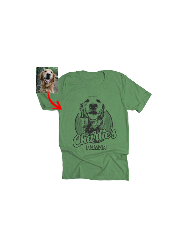 Unisex Classic Crew T-Shirt – Personalized Pet Portrait