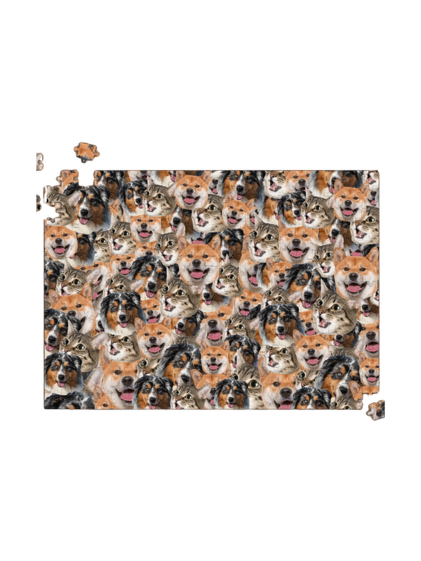 Wild Photo Pattern – Personalized Pet Puzzle