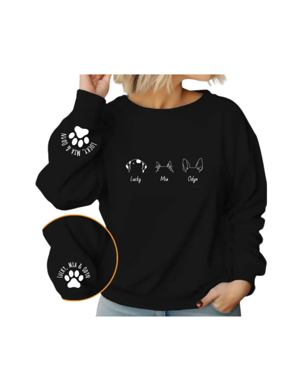 Personalized "My Pets" Sweatshirt – Celebrate Your Furry Companions
