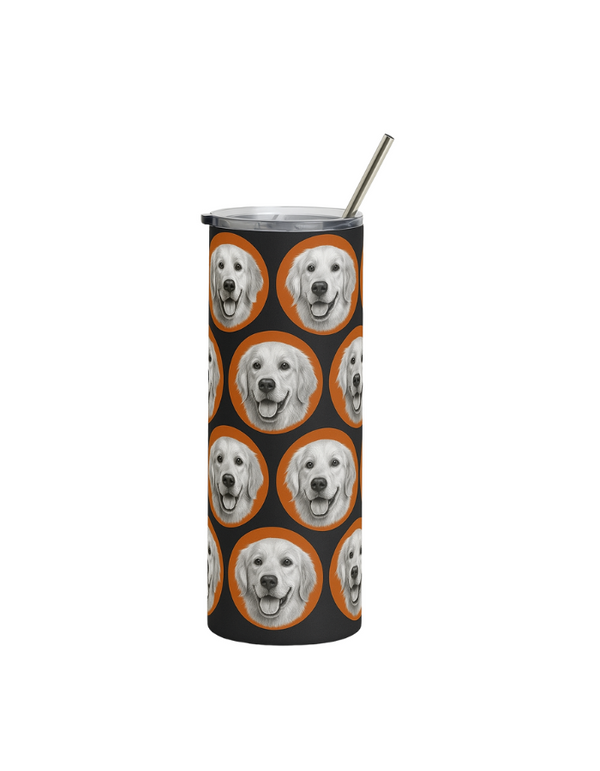 Personalized Pet Portrait Tumbler
