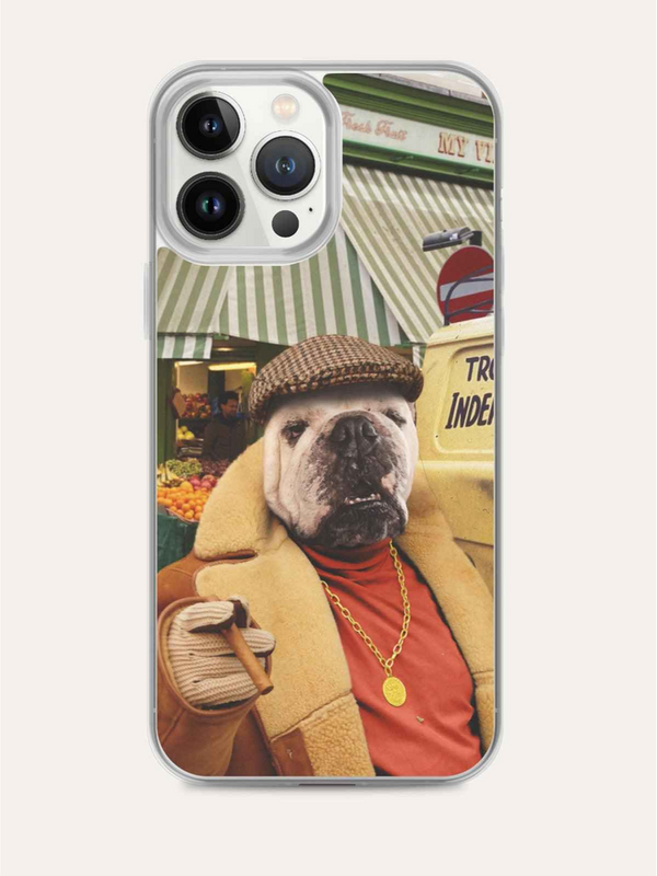 Custom Pet Portrait Phone Case – Del Boy Style