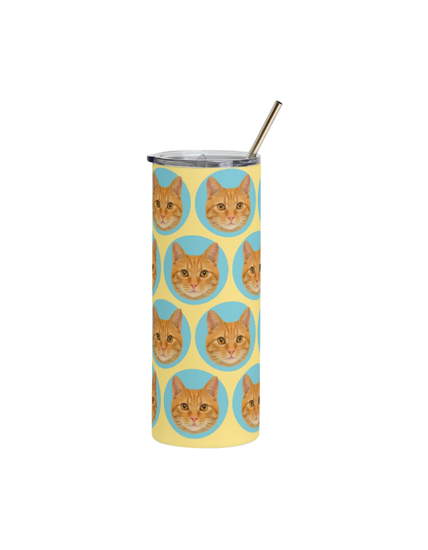 Personalized Pet Portrait Tumbler